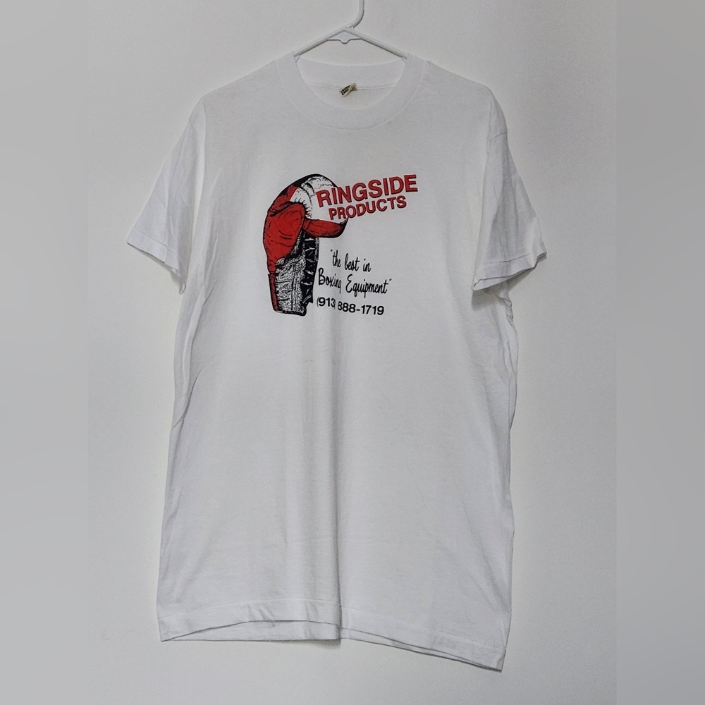 Vintage 80s Ringside Products Boxing Equipment T-Shirt